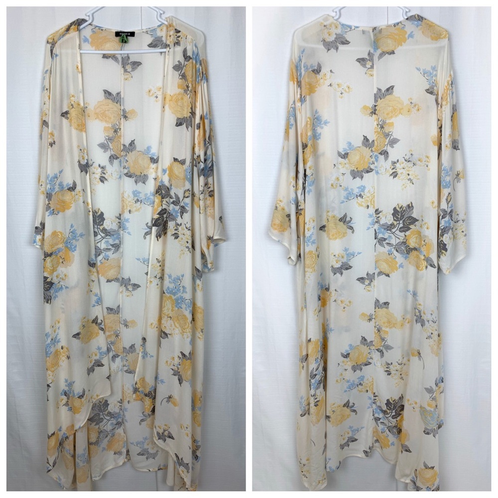 Torrid Floral Boho Duster